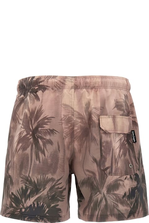 Palm Angels Swimwear for Men Palm Angels 'sunset Palms' Swimsuit