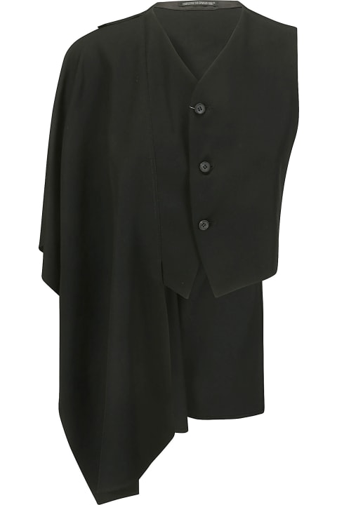 Yohji Yamamoto Coats & Jackets for Women Yohji Yamamoto R Stole Detail Vest