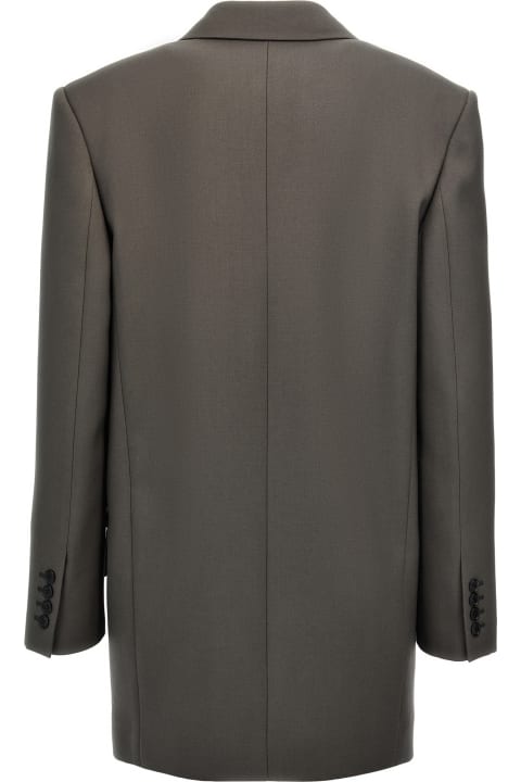 Saint Laurent Coats & Jackets for Women Saint Laurent Gabardine Double-breasted Blazer