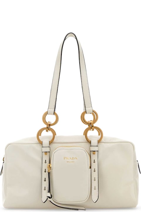 ハンドバッグ Prada Ivory Leather Handbag Prada Ivory Leather Handbag | italist