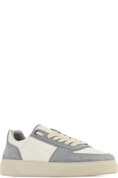 REPRESENT Shoes for Men REPRESENT Two-tone Leather And Suede Initial Sneakers