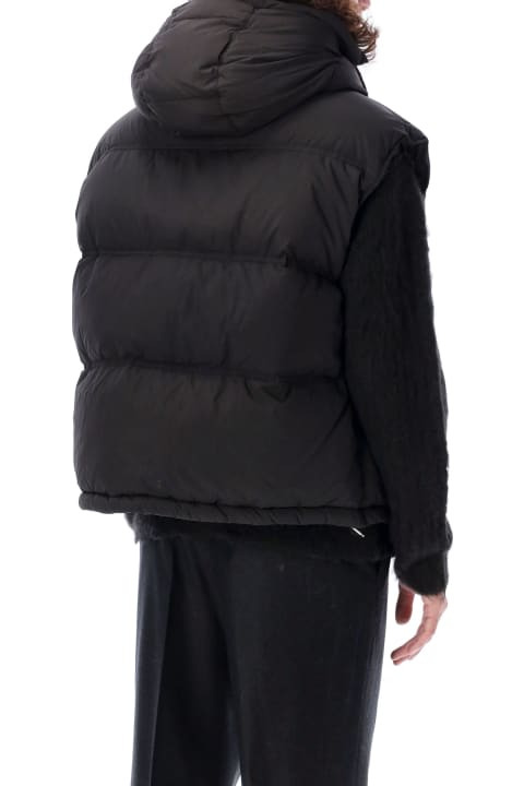 Ami Alexandre Mattiussi Coats & Jackets for Men Ami Alexandre Mattiussi Hooded Down Vest
