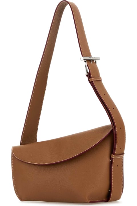 Homeware Alexander McQueen Caramel Large Sling T-bar Crossbody Bag