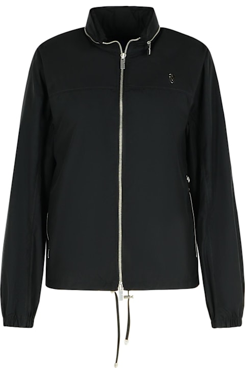 Burberry for Women Burberry Black Cotton Blend Jacket