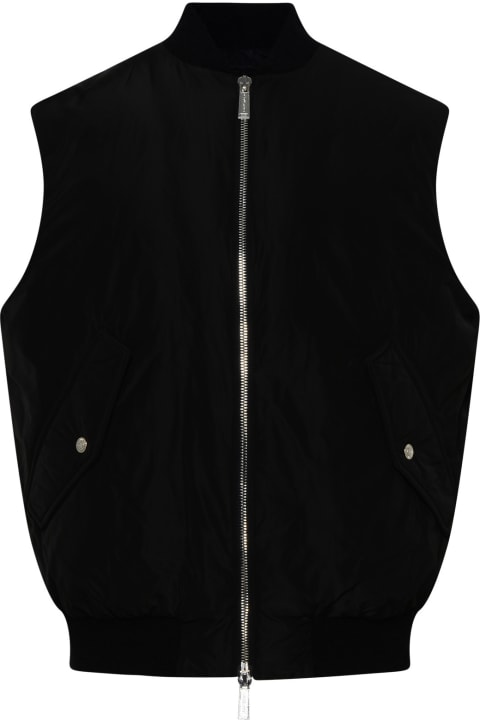 メンズ Dsquared2のコート＆ジャケット Dsquared2 Black Polyamide Vest