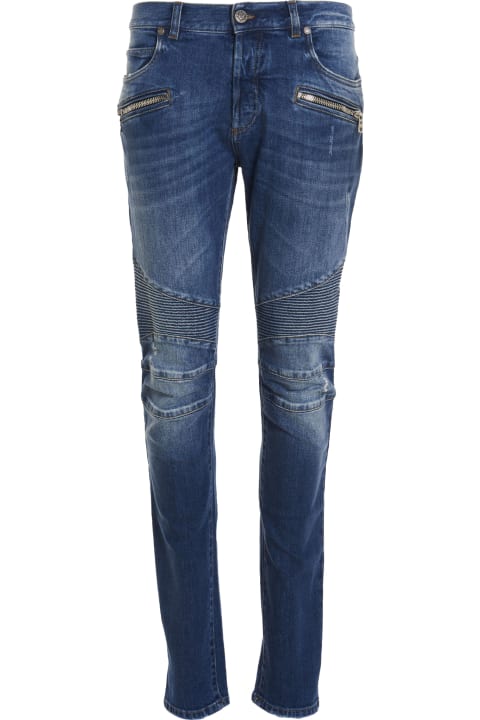 Zip Detail Jeans