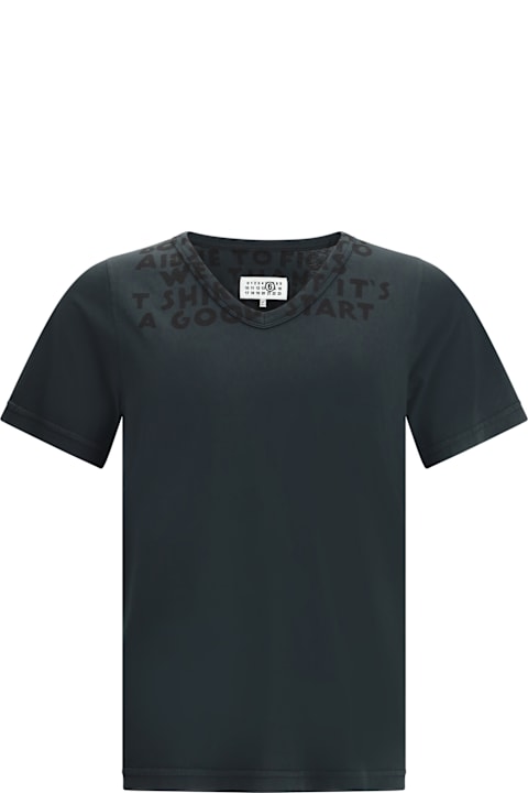 MM6 Maison Margiela for Men MM6 Maison Margiela V-neck T-shirt