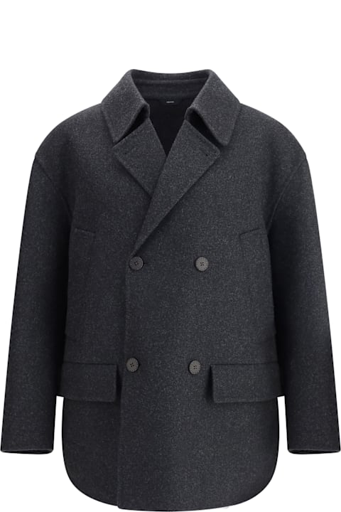 Fashion for Women Fendi Wool Felt Double-breasted Caban Coat