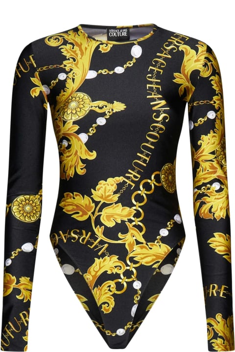 ウィメンズ ランジェリー＆パジャマ Versace Jeans Couture Baroque-print Bodysuit