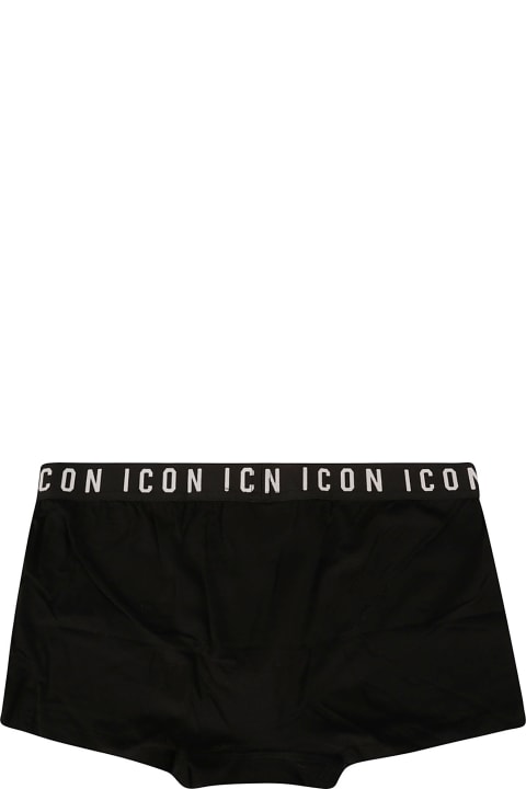 Underwear for Men Dsquared2 Elastic Logo Waist Boxer Shorts