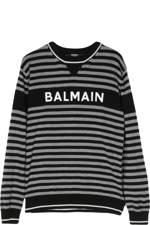 Balmain Shirts for Boys Balmain Black Shirt Boy