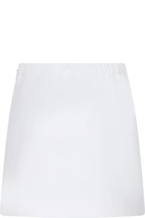 Gucci Bottoms for Women Gucci White Casual Skirt For Girl With Double G