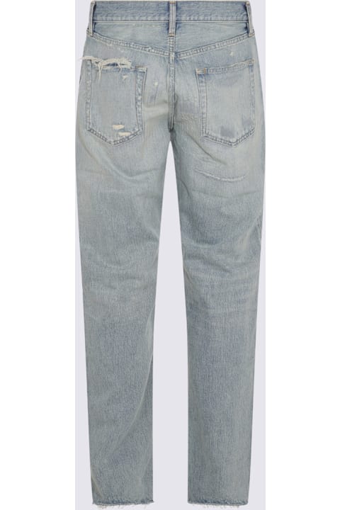 Fear of God for Kids Fear of God Light Blue Cotton Denim Jeans