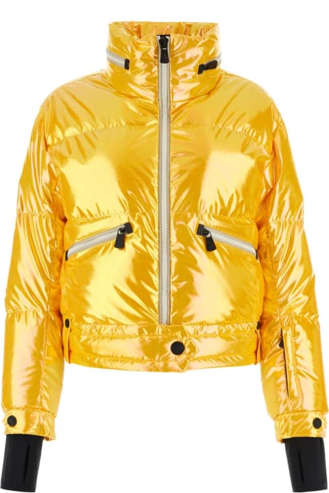 Moncler Grenoble for Women Moncler Grenoble Yellow Polyester Biche Down Jacket