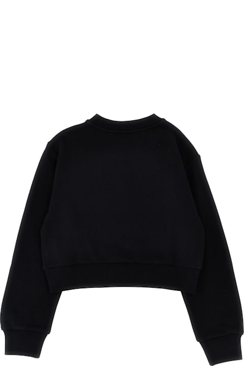 Versace for Girls Versace 'medusa' Rhinestone Sweatshirt