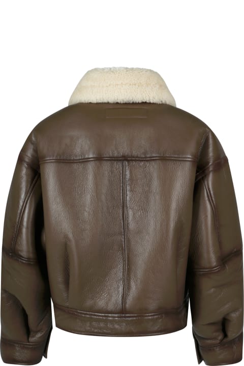 Acne Studios معاطف وجواكت لـ السيدات Acne Studios Leather Jacket