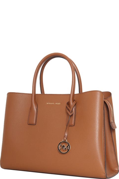 Bags for Women Michael Kors Brown Leather Satchel Bag