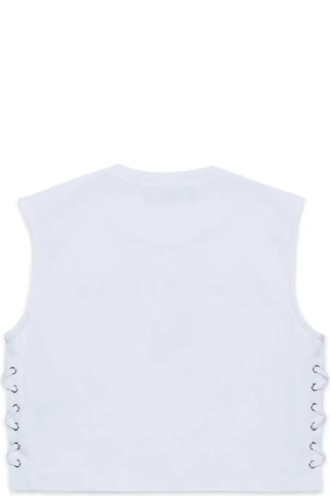 Dsquared2 T-Shirts & Polo Shirts for Girls Dsquared2 White Top With Print