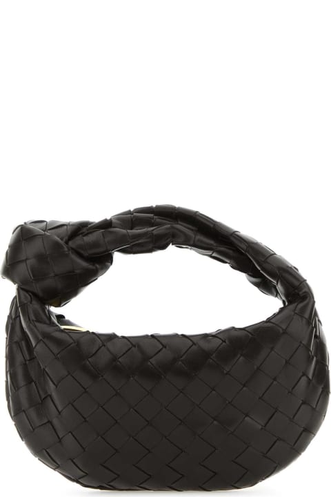 Bottega Veneta Totes for Women Bottega Veneta Dark Brown Nappa Leather Mini Jodie Handbag