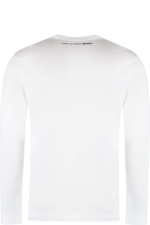 Comme des Garçons Shirt for Men Comme des Garçons Shirt Long Sleeve Cotton T-shirt