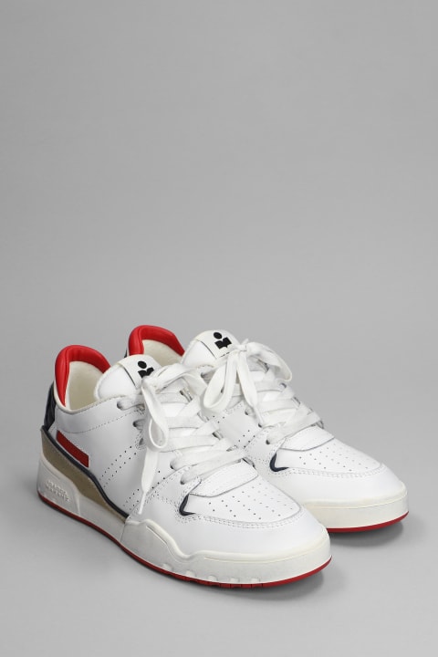 Shoes for Women Isabel Marant Emree Sneakers In White Leather