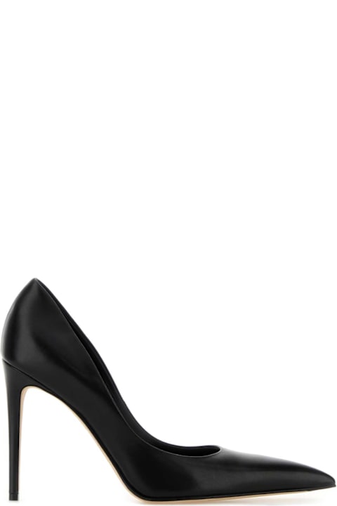 Alexander McQueen Black Leather Pumps