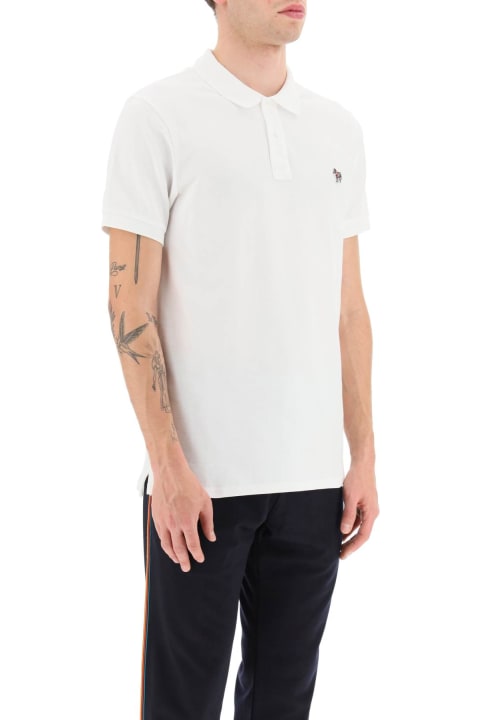 PS by Paul Smith Topwear for Men PS by Paul Smith Organic Cotton Slim Fit Polo Shirt