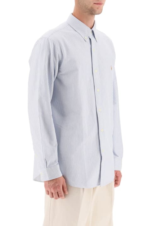 Homeware Polo Ralph Lauren Oxford Shirt In Striped Cotton