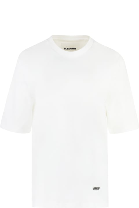 Jil Sander Topwear for Women Jil Sander Cotton Crew-neck T-shirt