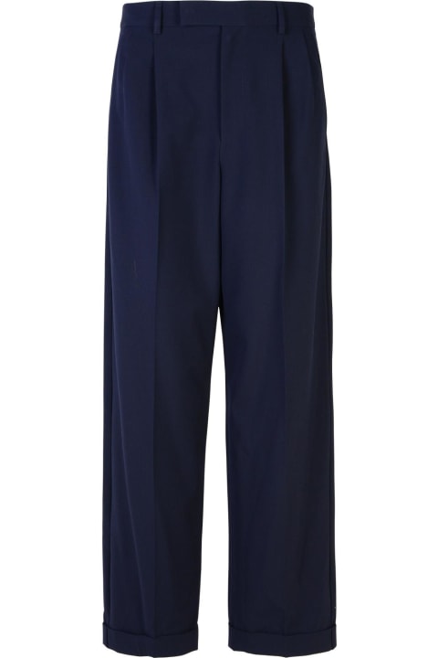 A.P.C. Pants & Shorts for Women A.P.C. 'marissa' Navy Viscose Blend Trousers