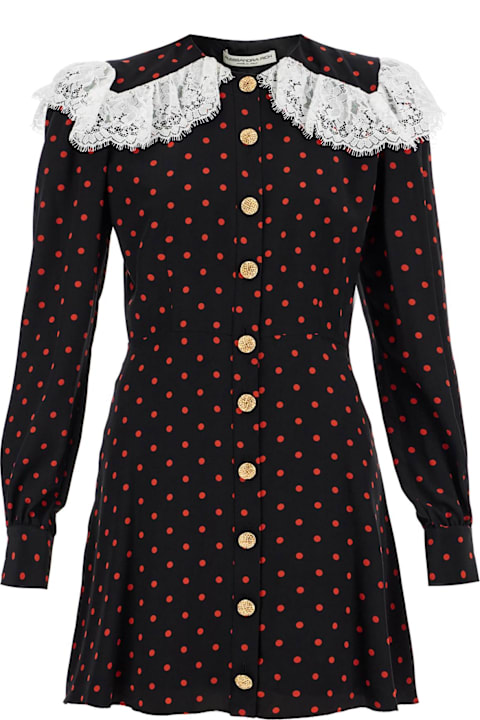 Alessandra Rich Dresses for Women Alessandra Rich 'silk Polka Dot Mini Dress