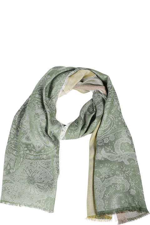 Scarves for Men Etro Double Layer Scarf
