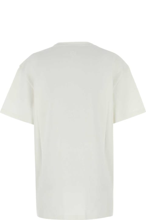 Loewe for Women Loewe White Cotton Blend Oversize T-shirt