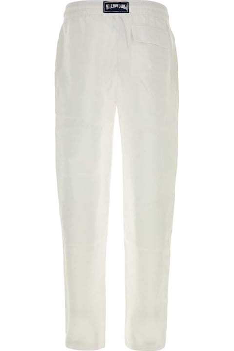 Vilebrequin for Kids Vilebrequin White Linen Pacha Pant
