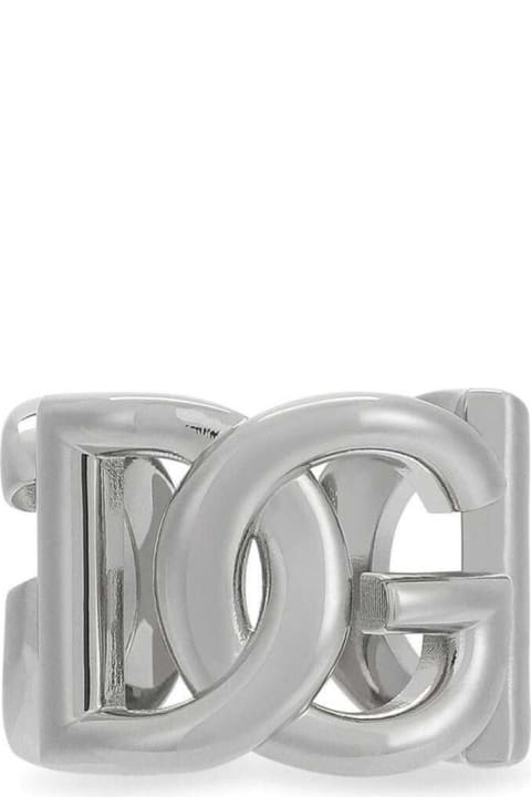 Dolce & Gabbana Rings for Men Dolce & Gabbana Dg Logo Ring