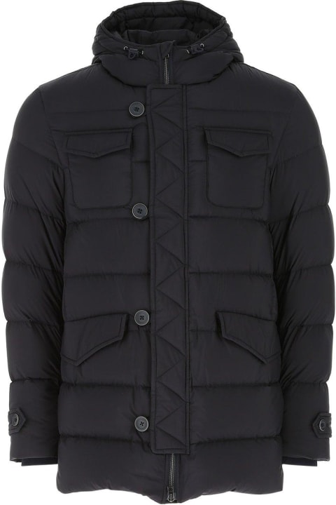 Herno Coats & Jackets for Men Herno Button Detailed Puffer Jacket