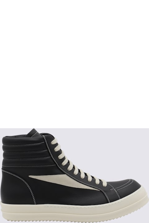 Rick Owens Sneakers for Men Rick Owens Black And White Sneakers