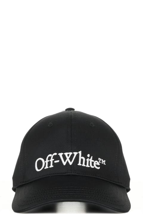メンズ Off-Whiteの帽子 Off-White Logo Cotton Baseball Cap