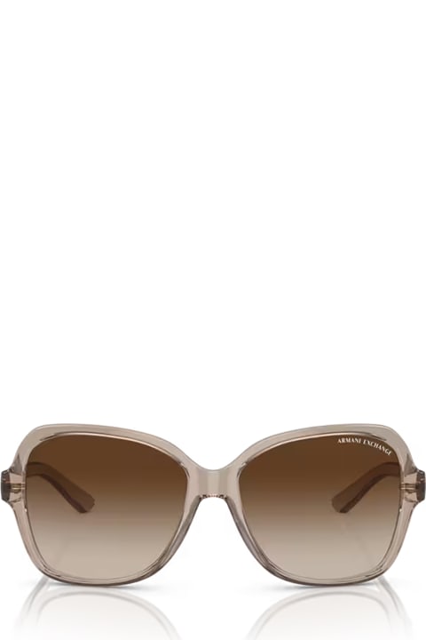 Armani Exchange Eyewear for Women Armani Exchange Ax4029s Transparent Tundra Sunglasses