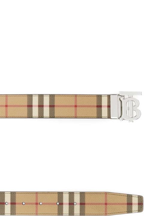 Fashion for Men Burberry Printed Canvas Belt