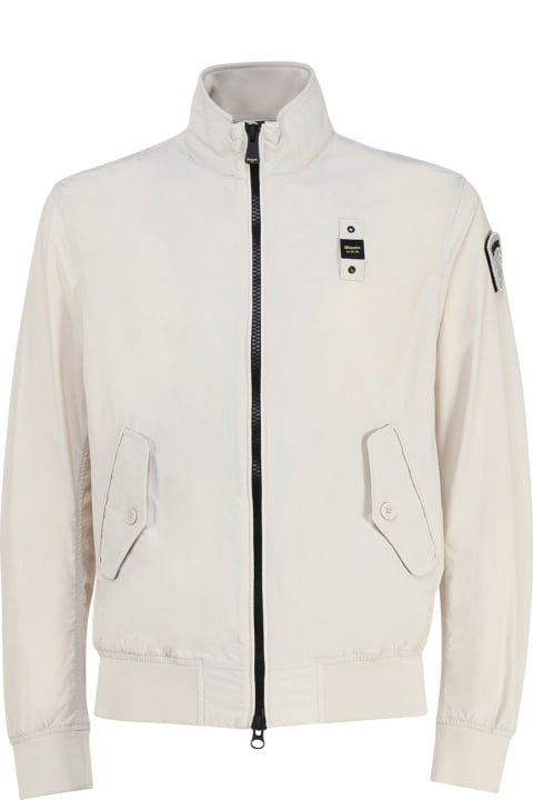 Maverick Stretch Nylon Bomber Jacket