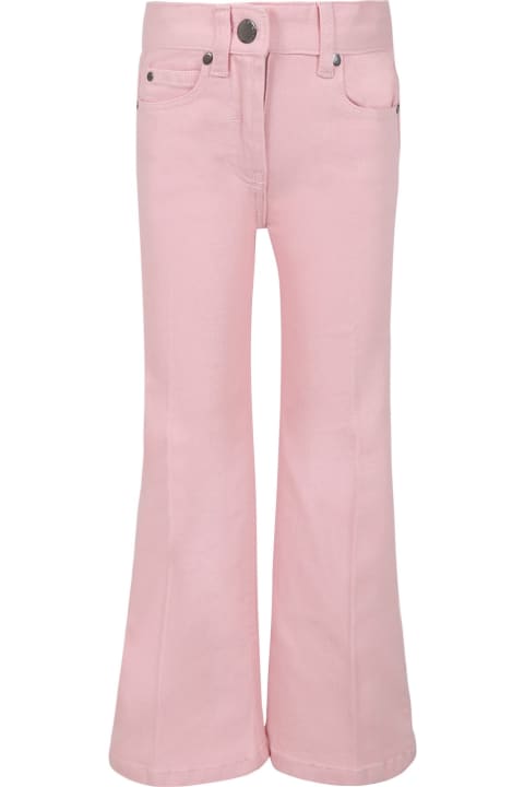 Homeware Stella McCartney Kids Pink Jeans For Girl With Logo