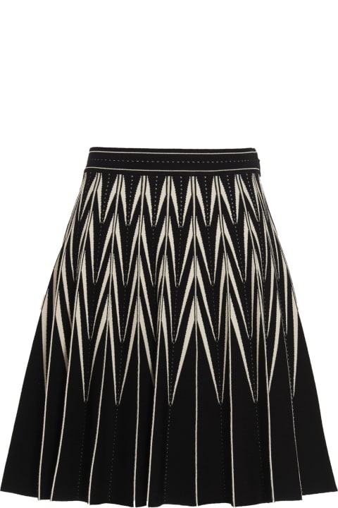 Patterned Knit Skirt