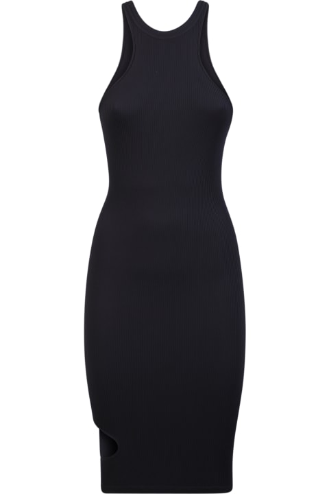 ANDREĀDAMO for Women ANDREĀDAMO Black Close-fitting Stretch Dress