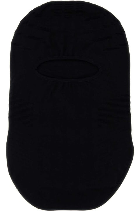Personal Accessories Prada Black Stretch Nylon Ski Mask