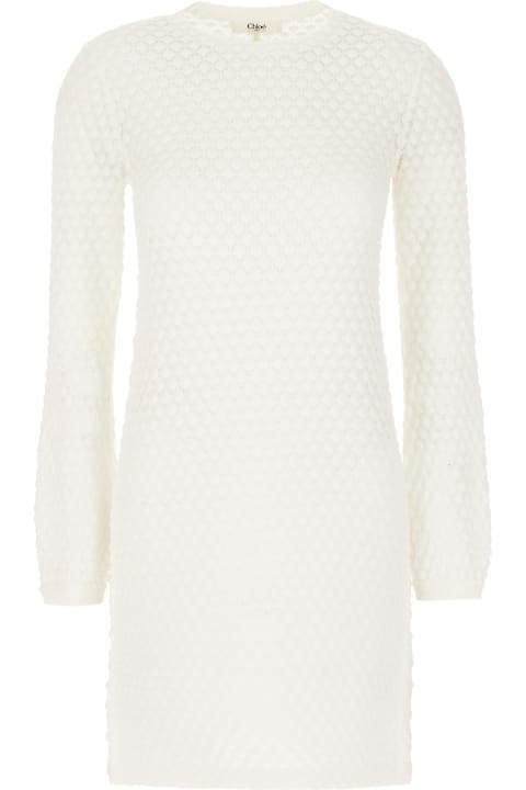 Chloé for Women Chloé Ivory Cotton Dress