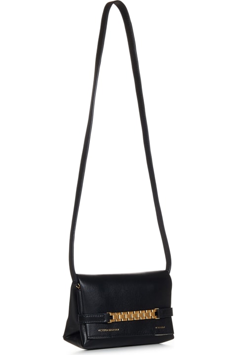 Victoria Beckham Shoulder Bags for Women Victoria Beckham Mini Chain Pouch With Long Strap Clutch