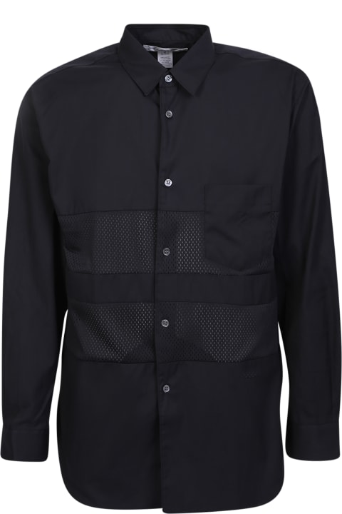 Fashion for Men Comme des Garçons Shirt Comme Des Garcons Shirt Black Mesh Shirt