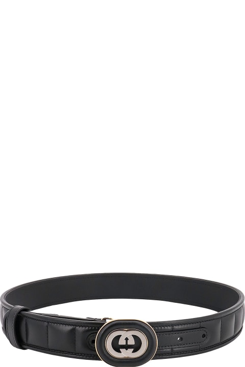 Homeware Gucci Black Leather Belt