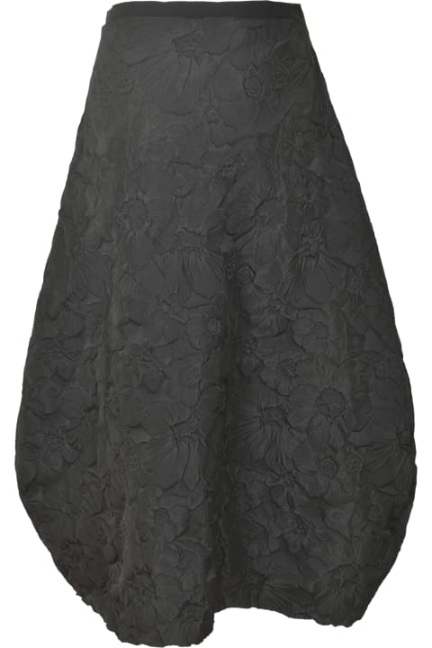 Marc Le Bihan Clothing for Women Marc Le Bihan Floral Embossed Skirt